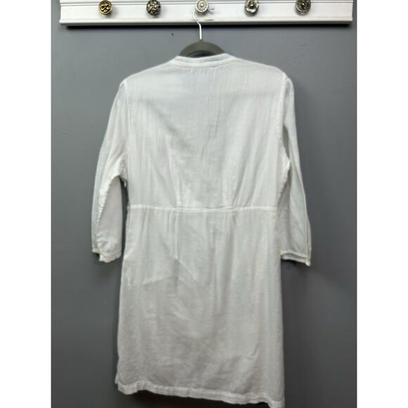 Lucky Brand Dress Womens Large Embroidered Colorful Flowers Half Sleeve Boho - Picture 2 of 8